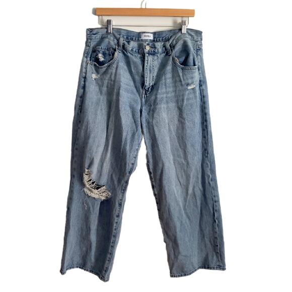 Pistola Blue Distressed Flare Jeans size 32 - Picture 1 of 9
